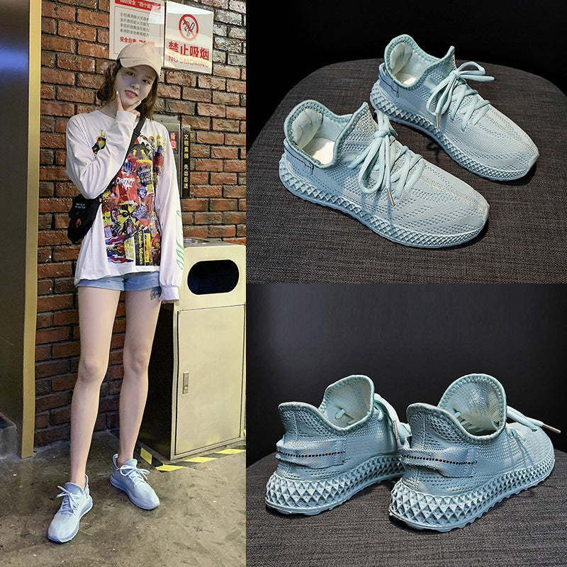 Sneakers femme légères et respirantes, style décontracté