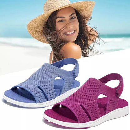 Sandales femme confortables et respirantes à brides réglables