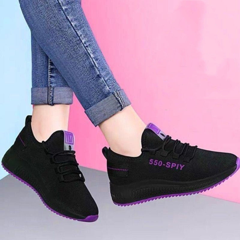 Chaussures de sport femme respirantes pour running et marche